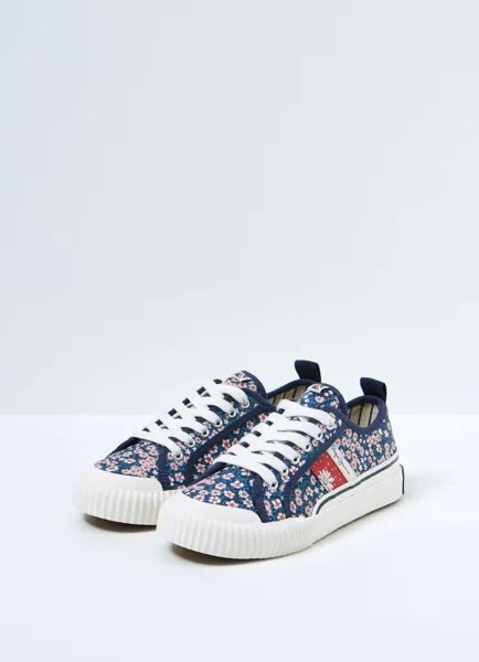 Детские кеды Pepe Jeans London (OTTIS FLOWERS GIRL s_PGS30541), синие