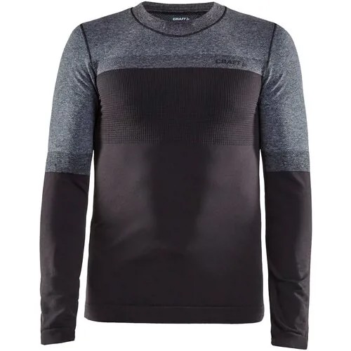 Термобелье рубашка Craft Warm Intensity CN LS мужская, XL, Черный