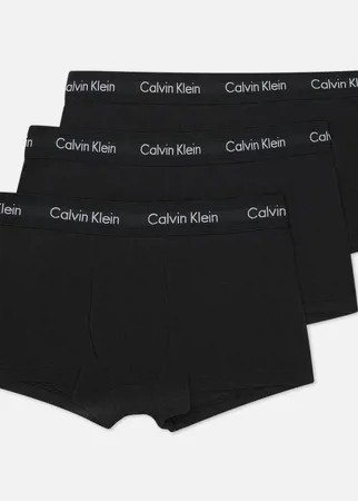 Комплект мужских трусов Calvin Klein Underwear 3-Pack Low Rise Trunk, цвет чёрный, размер XL