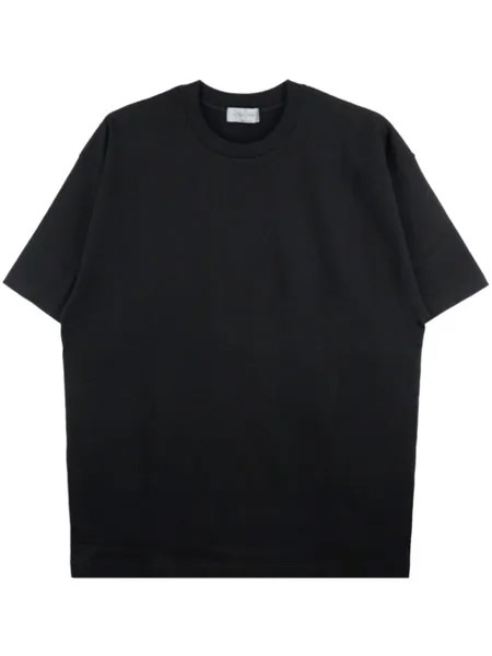 Yohji Yamamoto футболка с принтом-лозунгом, черный