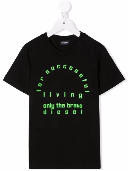 Diesel Kids футболка с графичным принтом