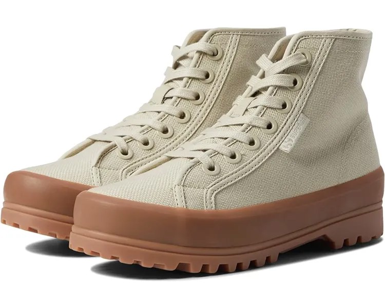 Кроссовки Superga 2341 Alpina Big Eyelets, цвет Agate Grey Algum