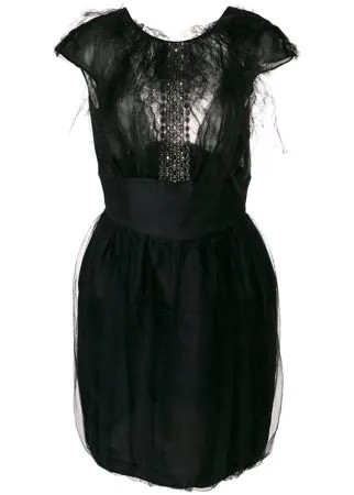 Valentino Pre-Owned текстурированное платье
