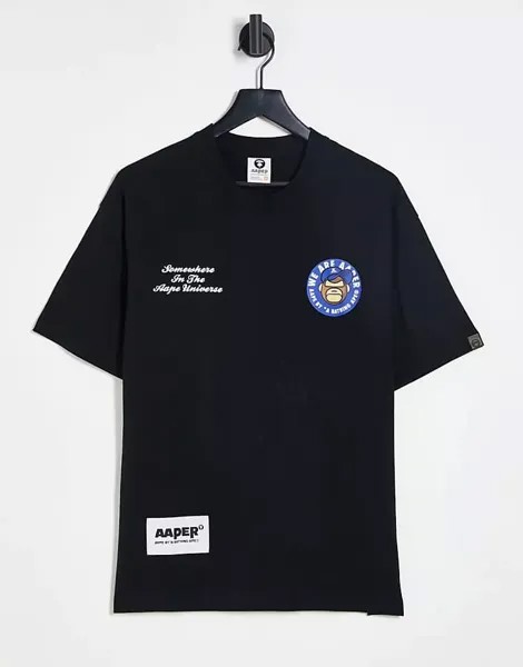 Футболка Aape By A Bathing Ape Aldo, черный