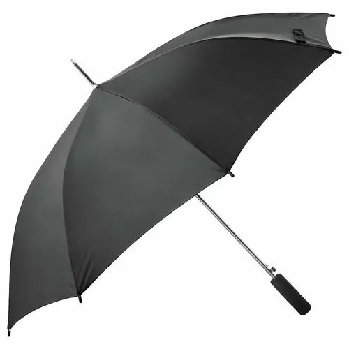 Зонт-трость ИКЕА, серебряный, черный