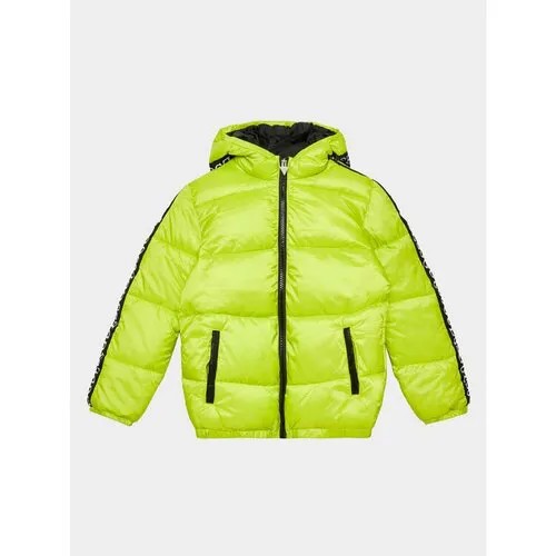 Пуховик GUESS, размер 10Y [METY], зеленый
