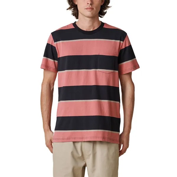 Футболка Globe Bootleg Dreams Stripe, розовый