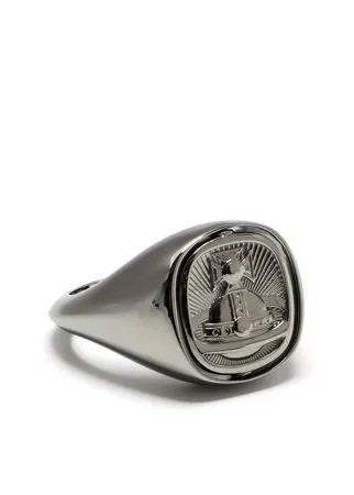 Vivienne Westwood кольцо с гравировкой Orb