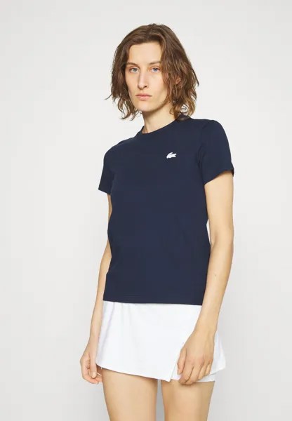 Базовая футболка Lacoste, темно-синий