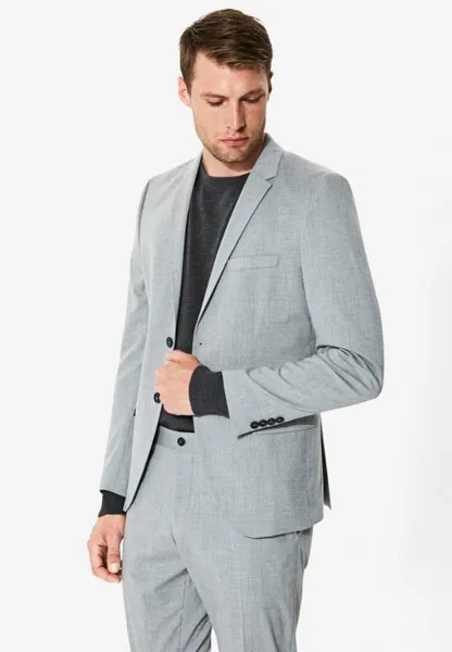 Пиджак Selected Homme, светло-серый