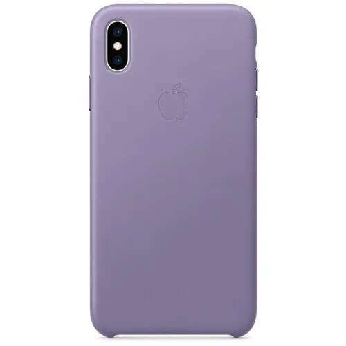 Чехол-накладка Apple кожаный для iPhone XS Max лиловый
