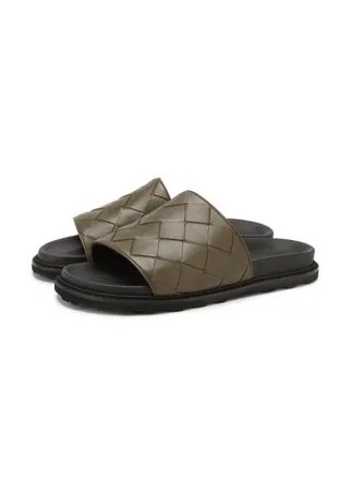 Кожаные шлепанцы Bottega Veneta