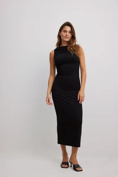 Платье из джерси DRESS NA-KD, цвет black