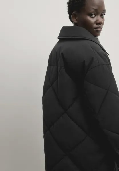 Зимнее пальто Massimo Dutti, черный