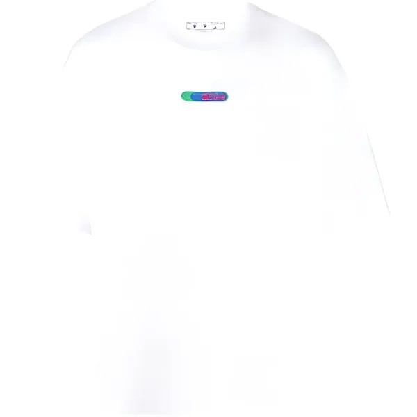 Футболка большого размера Weed Arrows Off-White, белый