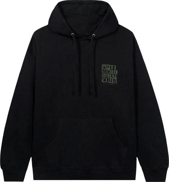 Худи Anti Social Social Club Muted Hoodie 'Black', черный