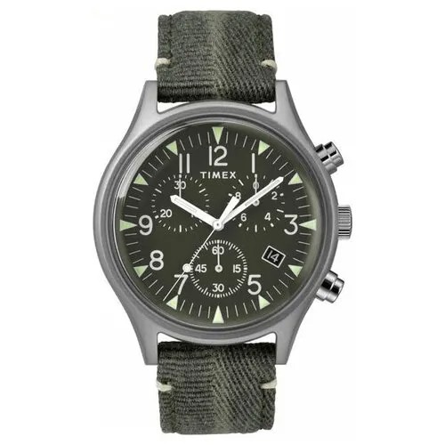 Наручные часы TIMEX 39974, зеленый, серый