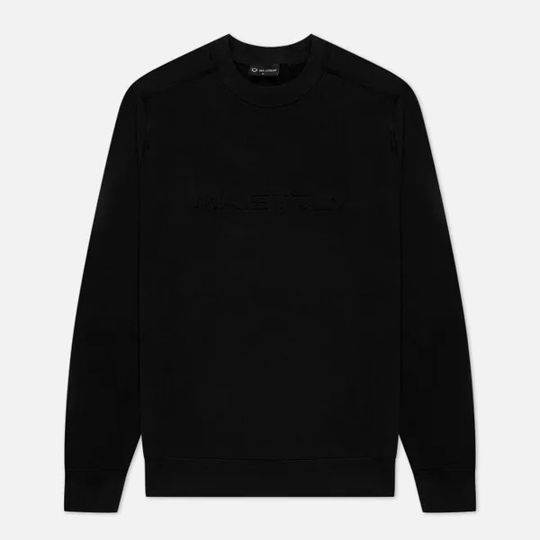 Мужская толстовка MA.Strum Embossed Logo Crew Neck чёрный, Размер M