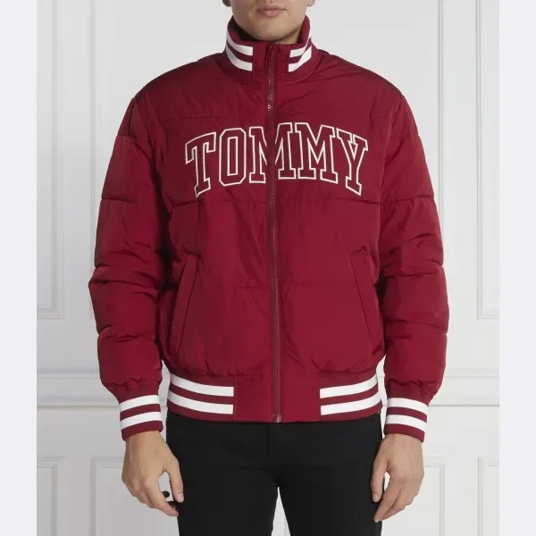 Бомбер свободного кроя Tommy Hilfiger, бургунди
