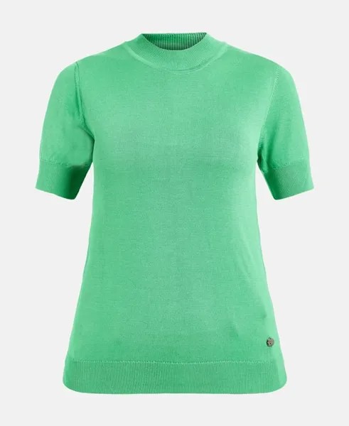 Пуловер с короткими рукавами Tamaris, зеленый