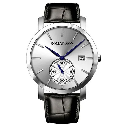 ROMANSON TL 9A26MM MW(WH) мужские наручные часы со шкалой секундной стрелки и окном даты