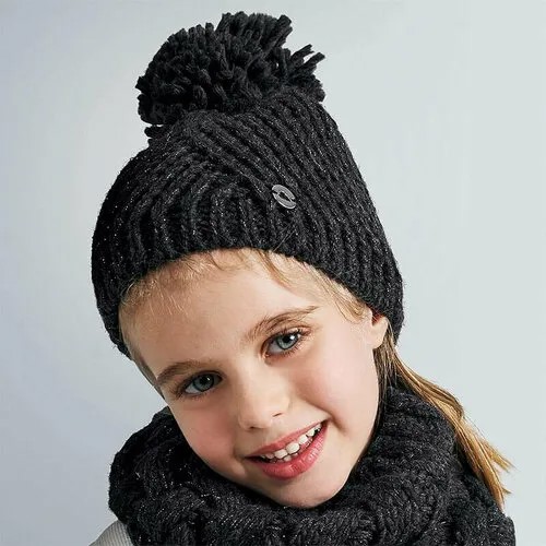 Шапка Mayoral, размер 140 (10 лет), серый