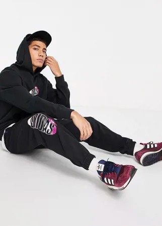 Черные суженные книзу джоггеры adidas Originals Area 33-Черный цвет