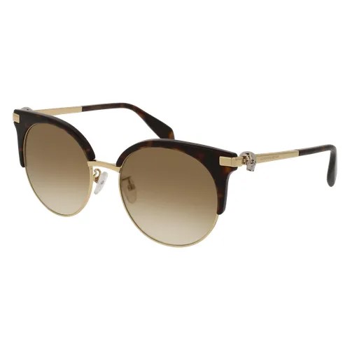 Солнцезащитные очки Alexander McQueen AM0082S 002, прямоугольные, для женщин, черный