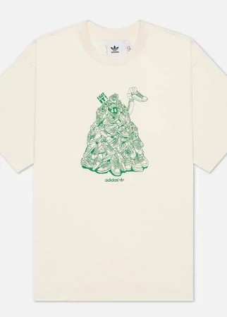 Мужская футболка adidas Originals Stan Unite, цвет бежевый, размер XL