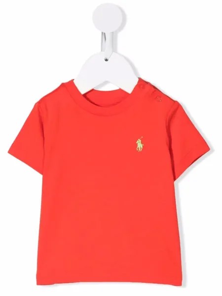 Ralph Lauren Kids футболка с вышивкой