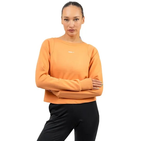 Толстовка Nebbia Crop Crew Neck Gym Spirit, оранжевый