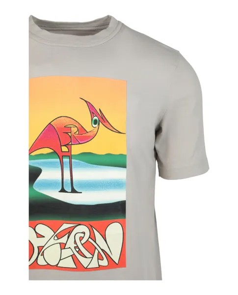 Футболка Heron с абстрактным рисунком Heron Preston, серый