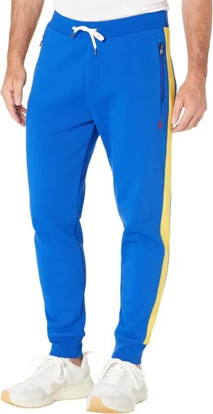 Брюки-джоггеры двойной вязки Polo Ralph Lauren, цвет Pacific Royal Multi