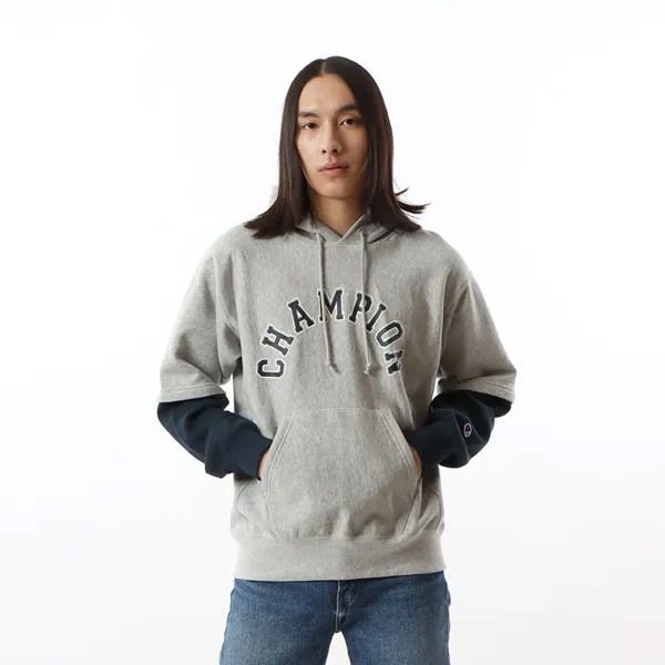 Толстовка унисекс Champion, цвет Black, Cream