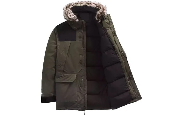 THE NORTH FACE Мужской пуховик, цвет Black/Green