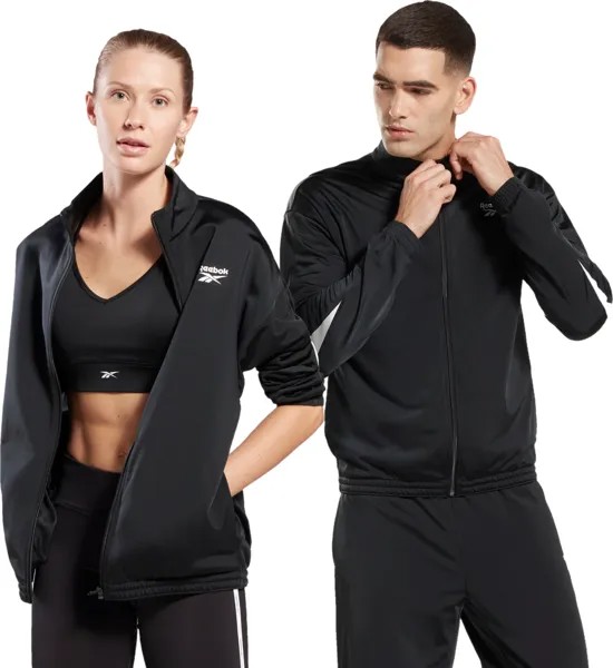 Олимпийка мужская Reebok Ri Vector Knit Tracktop черная L