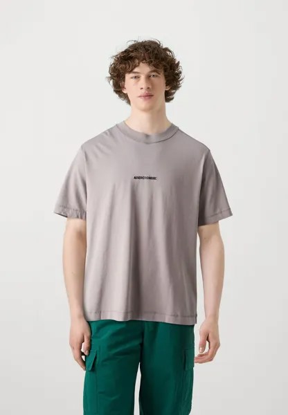 Футболки с принтом IN THE STANDS LOGO Abercrombie & Fitch, коричневый