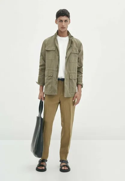 Демисезонная куртка Massimo Dutti, коричневый