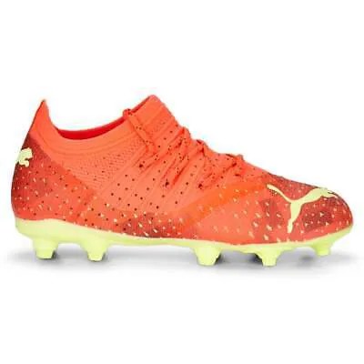 Футбольные бутсы Puma Future Z 2.4 Firm GroundAg Молодежные мальчики Оранжевые кроссовки Athleti