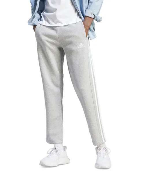 Мужские флисовые брюки стандартного кроя с 3 полосками, стандартные, большие и высокие adidas
