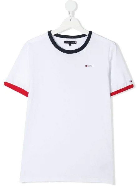 Tommy Hilfiger Junior футболка с контрастной отделкой