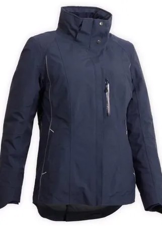 Куртка теплая водонепроницаемая женская 580 , размер: S, цвет: Асфальтово-Синий FOUGANZA Х Декатлон