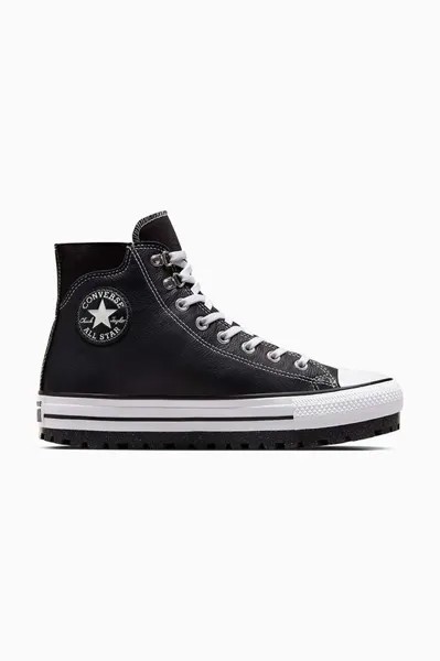 Кожаные ботинки Chuck Taylor All Star City Trek Converse, черный