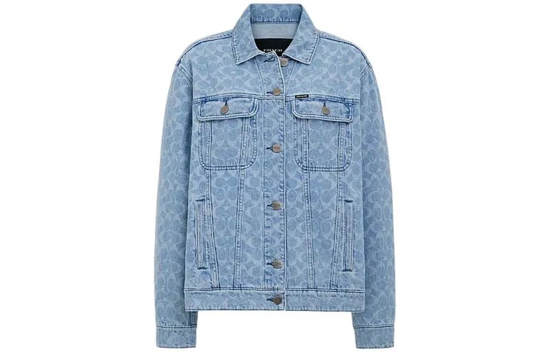 COACH Женская куртка, цвет Light water washing