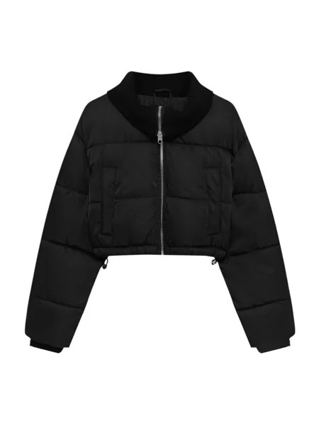 Межсезонная куртка Pull&Bear, черный