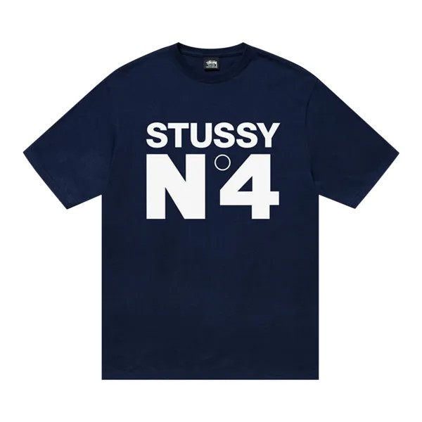 Футболка Stussy №4 темно-синяя