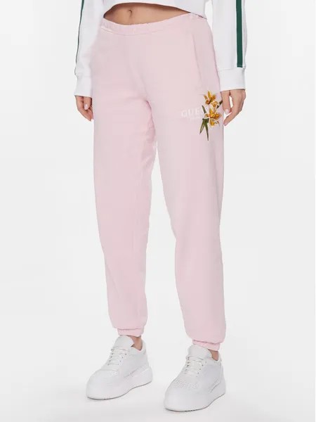 Спортивные брюки стандартного кроя Guess, розовый