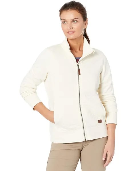 Толстовка L.L.Bean Petite Quilted Full Zip, кремовый