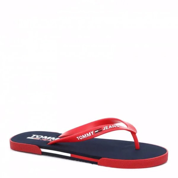 Сланцы мужские Tommy Jeans EM0EM00731_2583823 красные 43 EU