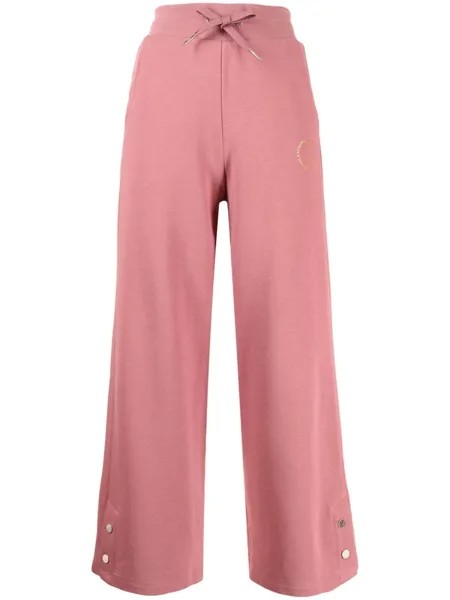 Armani Exchange спортивные брюки с логотипом, розовый